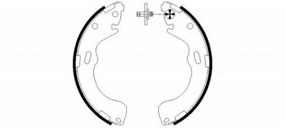HELLA PAGID 8db355002661 -  Комплект тормозных колодок